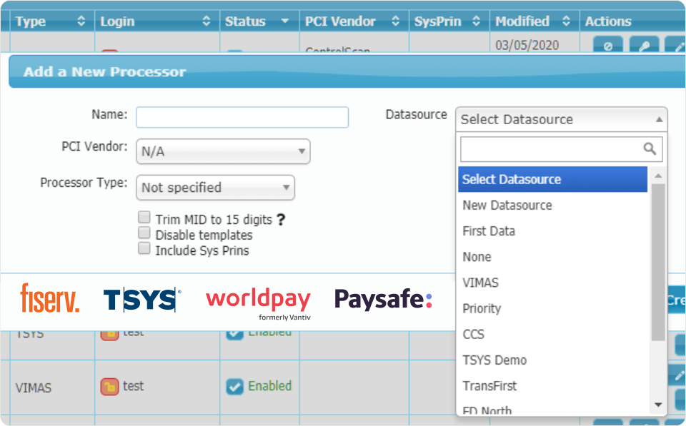 Payment Processor Boarding Certifications.