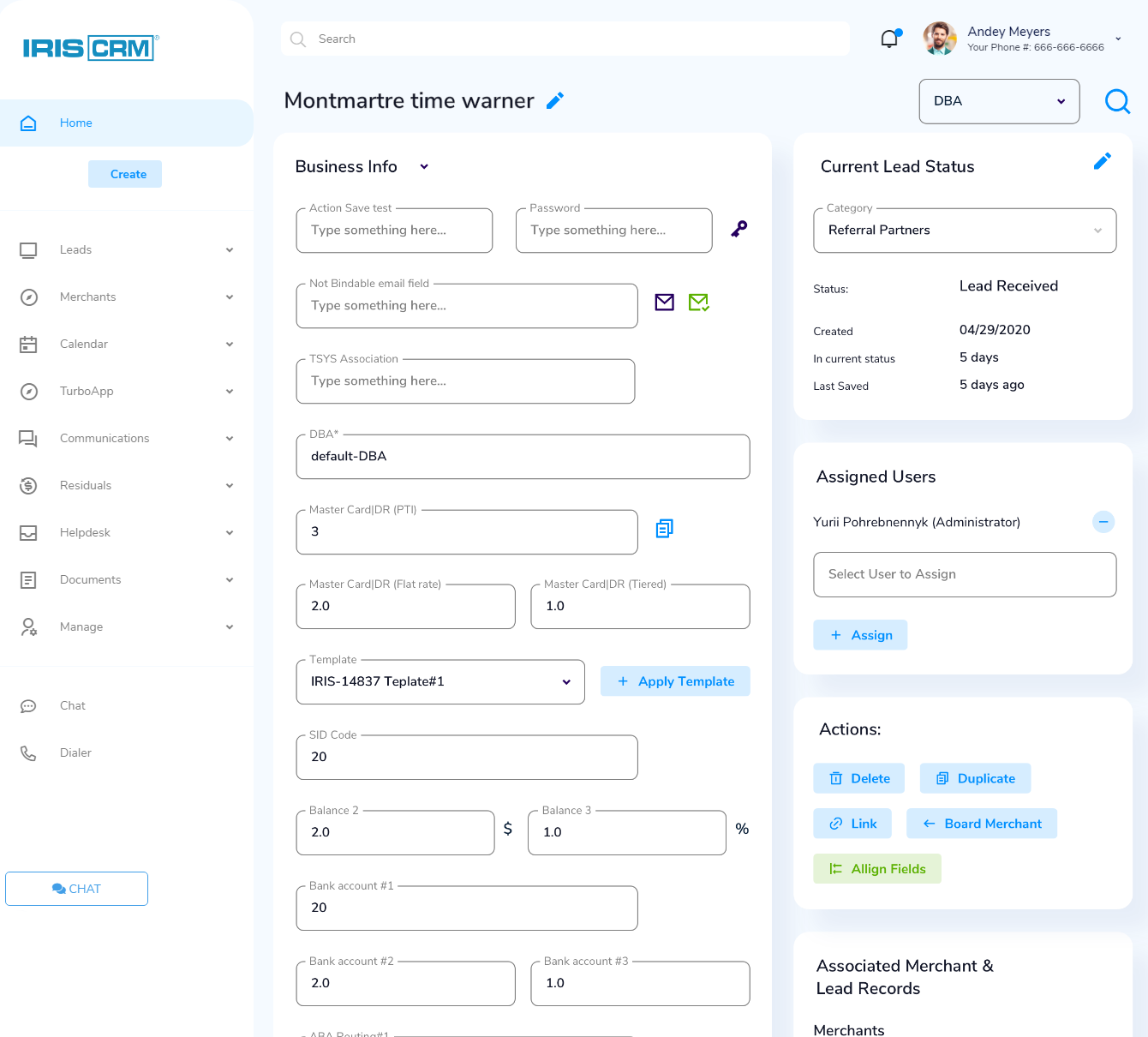 Lead Page New UI Screen Lead Page New UI Screen