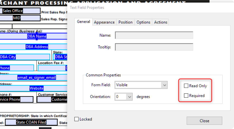 Specify Read-Only, Editable, and Required Fields to Ensure Form Accuracy