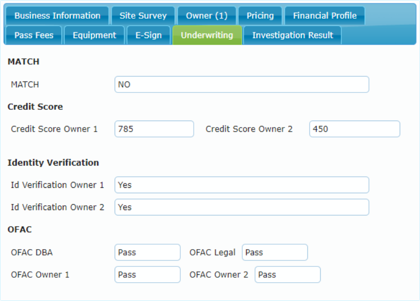 Automated Merchant Underwriting