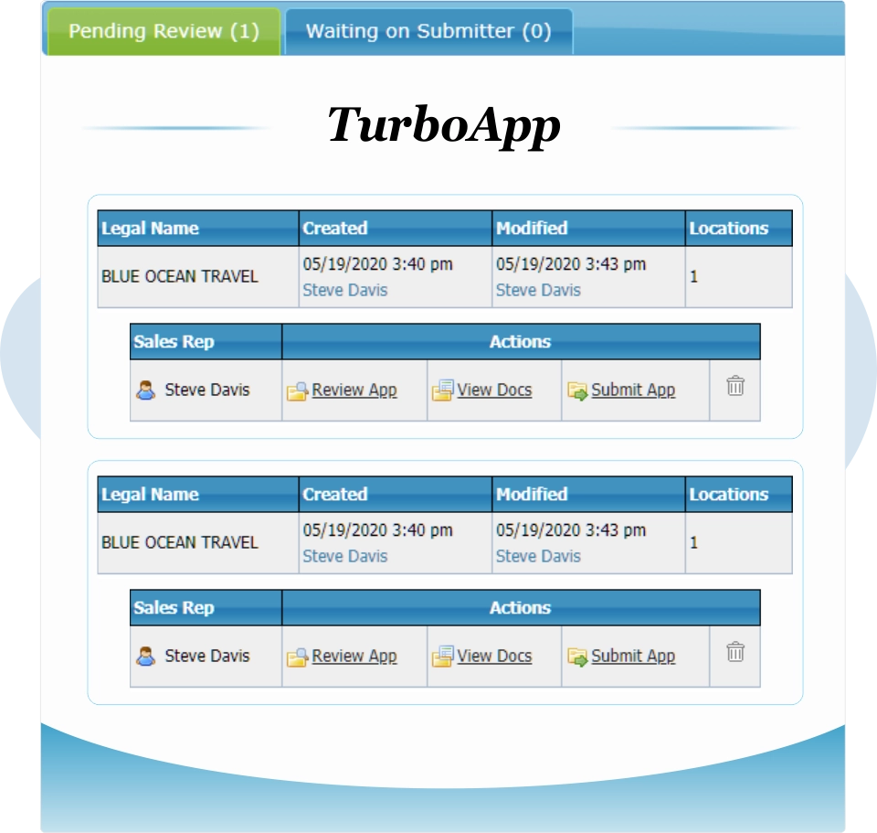 In Review Merchant Onboarding TurboApp In Review Merchant Onboarding TurboApp