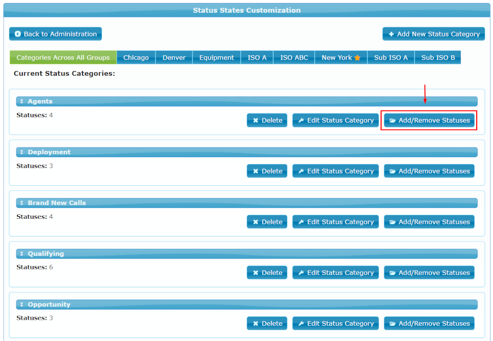 Status States Customization