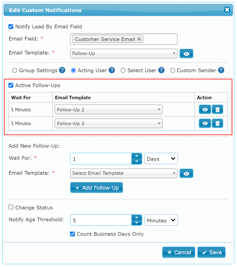 Edit Custom Notification 2