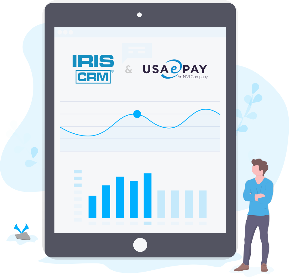 IRIS CRM and USAePay Key Features