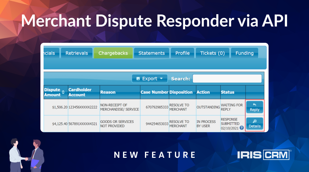 Dispute Responder Open API - 5 New Feature: Merchant Dispute Responder via API
