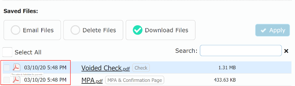 Grayed Out Check Box for Unavailable Download All Files Grayed Out Check Box for Unavailable Download All Files