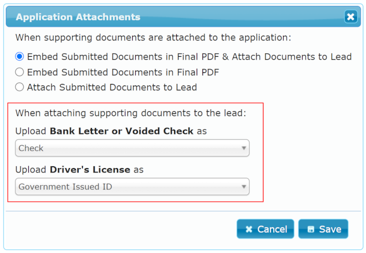 Label After Attachment