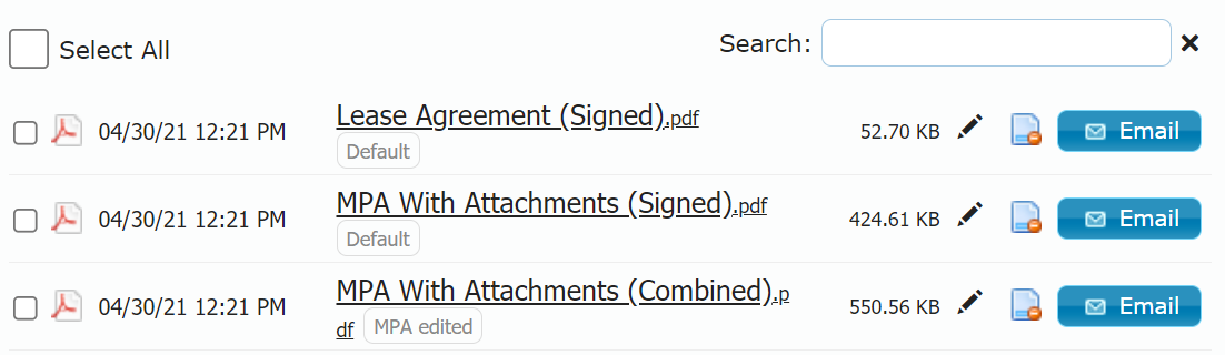 Signed e-signature Attachments Signed e-signature Attachments
