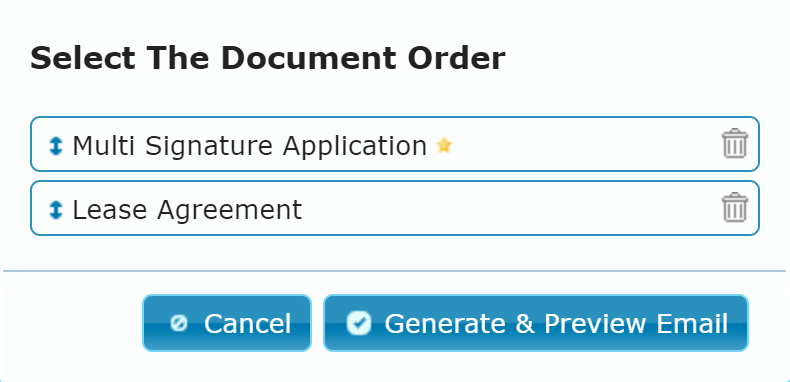 Select Doc Order