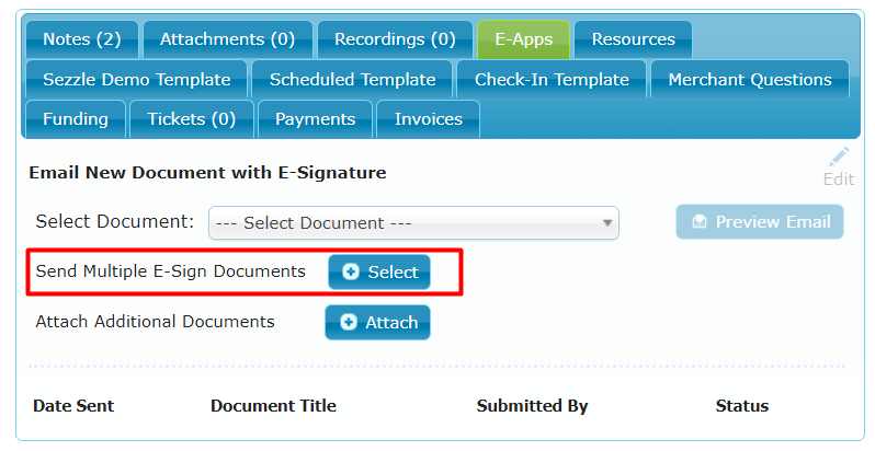 Combine Multiple Documents Button Combine Multiple Documents Button