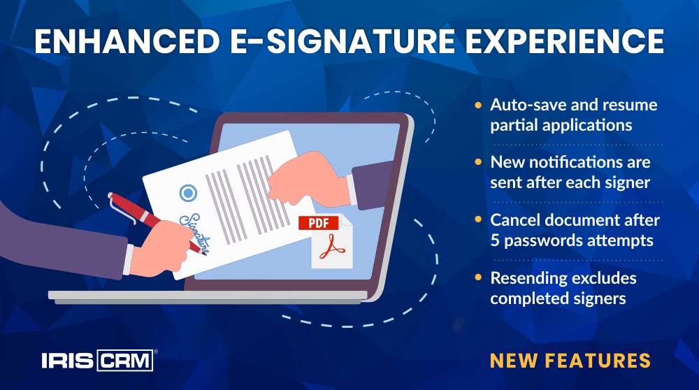 Enhanced E-Signature Experience Enhanced E-Signature Experience