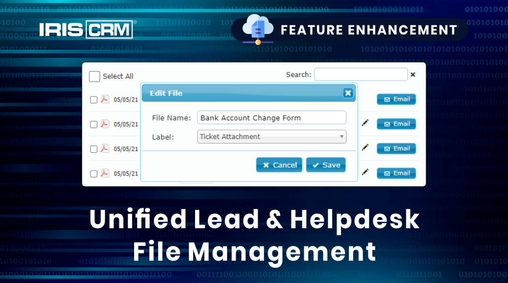 Unified Lead & Helpdesk File Management Unified Lead & Helpdesk File Management