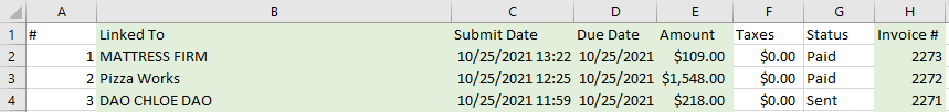 IRIS CRM Invoice Export - Edited IRIS CRM Invoice Export - Edited