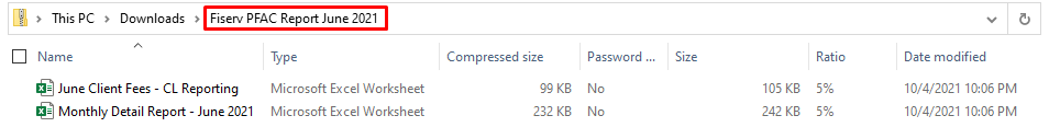 Fiserv PFAC Zip File Fiserv PFAC Zip File