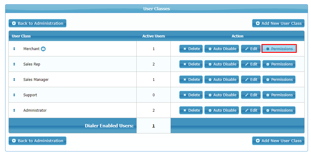 Edit Merchant User Permissions Edit Merchant User Permissions