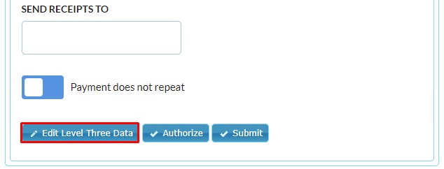 Edit Level Three Data
