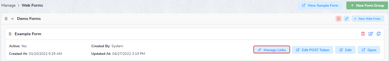 Manage Links Manage Links