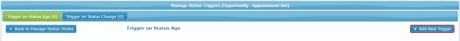 Add New Trigger Add New Trigger